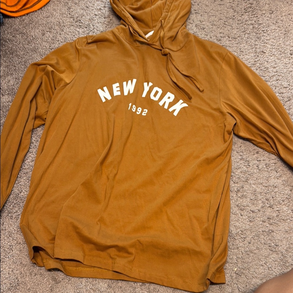 New York 1992 Hooded Long-Sleeve Tee